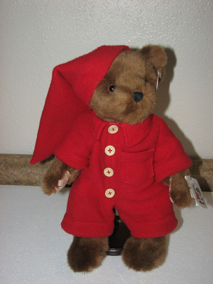   Heritage Collection Teddy Bear Dickens by Ganz #HX2643 Christmas 13.5