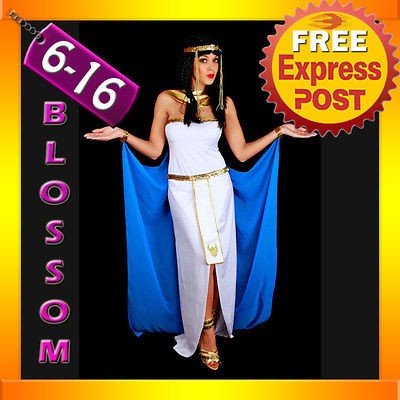 G21 Ladies Cleopatra Egyptian Goddess Fancy Dress Halloween Costume 