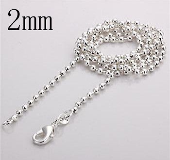 Wholesale  10 PCS solid silver 1.2MM snake chain necklace 