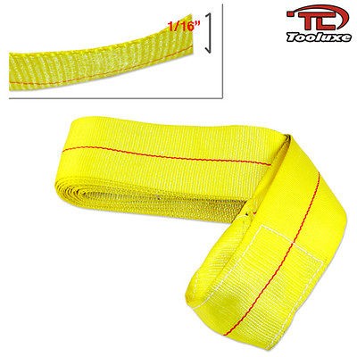 Heavy Duty 4 x 25 Nylon Web Tow Towing Recovery Strap 10,000 lb 