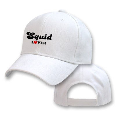 SQUID LOVER ANIMAL BIRD PET CAT DOG EMBROIDERED ADJUSTABLE HAT CAP