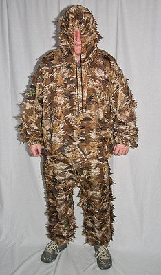 TUNDRA TEX 3 D LEAF GHILLIE SUIT MEDIUM/LARGE OR XTRA/XXTRA LARGE