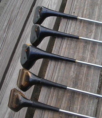 Set of 3 Wilson Augusta Woods and 2 Cobra Bafflers (5 Clubs) Free 