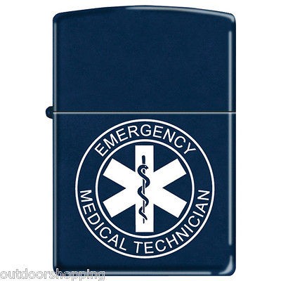   EMERGENCY MEDICAL TECHNICIAN Authentic ZIPPO   Refillable Fluid Light