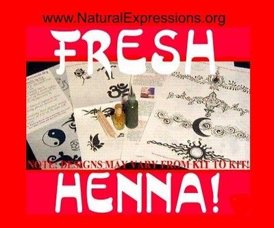 PREMIXED HENNA MEHNDI TATTOO PASTE INK PAINT KIT YOUR HENNA SUPPLIER 