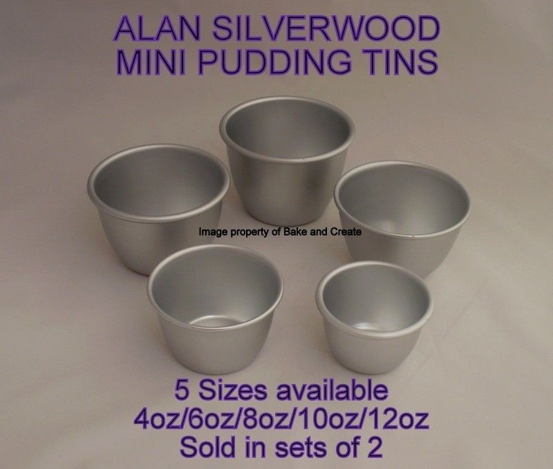   MINI PUDDING MOULDS / TINS CHRISTMAS PUDDINGS TRIO OF DESSERTS