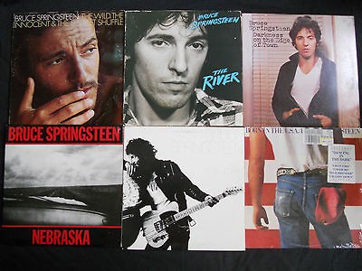   LP LOT OF 6  The Wild/The River/Nebraska​/Darkness/USA/​Born To