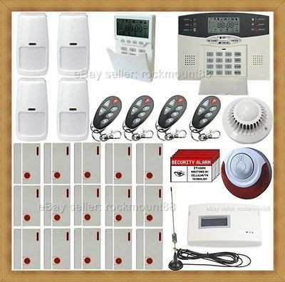   SIMCARD WIRELESS HOME SECURITY SYSTEM BURGLAR THEFT GLASS HOUSE ALARM