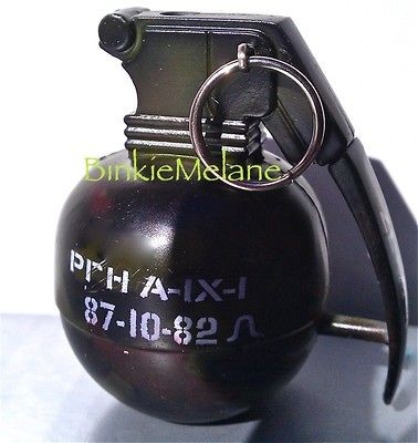 HAND GRENADE BOMB Lighter smoke flame fire emergency camp earthquake 