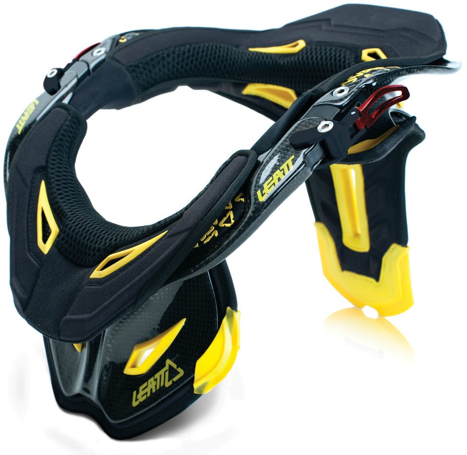 LEATT GPX PRO NECKBRACE WITH FREE BLACK PAD KIT