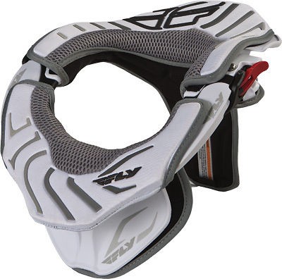 FLY ZENITH NECK BRACE BY LEATT WHITE S/M MOTOCROSS OFFROAD DOWNHILL 