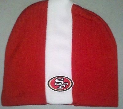   Francisco 49ers Kint Beanie Winter Hat Toque Skull Cap New NFL   Skunk