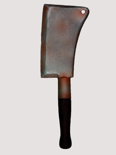 Fake Foam Vintage Meat Cleaver Halloween Costume Movie Film Prop