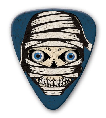 Mummy Skull Monster Horror 25 GUITAR PICKS Free Ship 