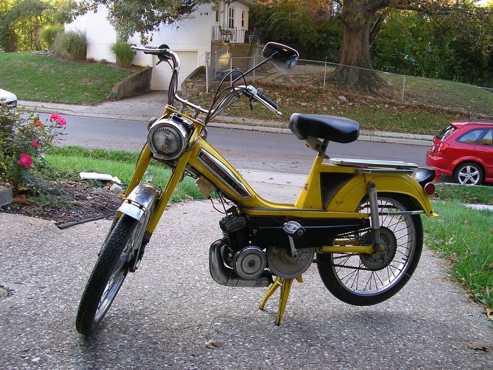 1977 Motobecane Mobylette   Classic Yellow