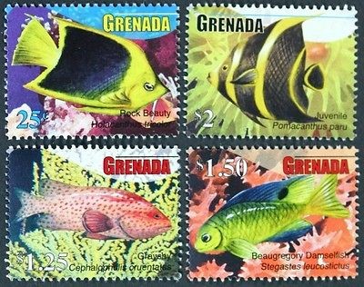 B179 GRENADA 2010 Fish, Coral. Marine Life MNH