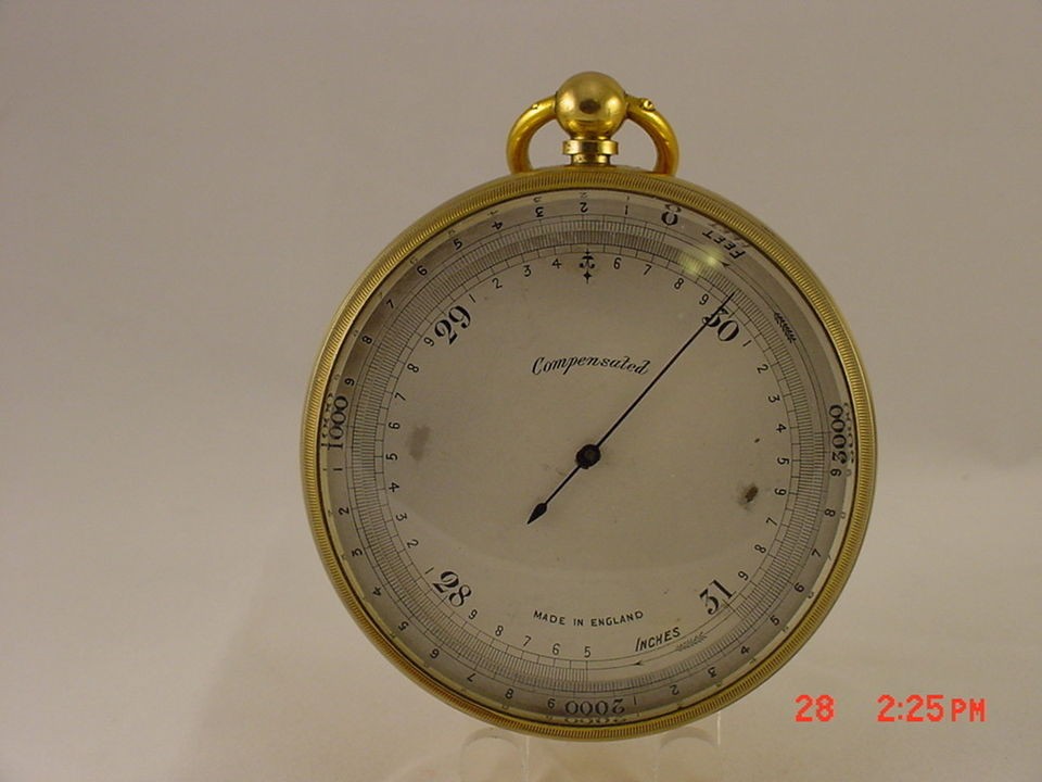 2329   Large Pocket Barometer in excellent condition