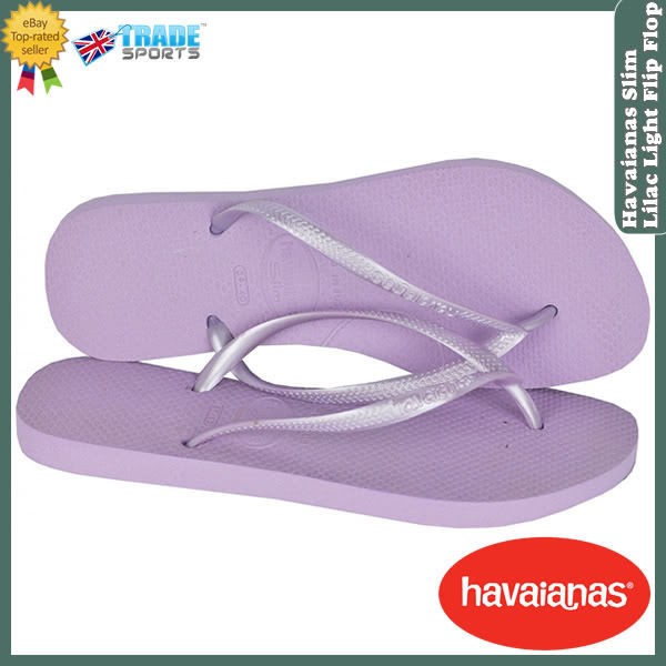 HAVAIANAS KIDS GIRLS SIZE 1 2 BRASIL PINK LILAC FLIP FLOPS SANDALS 