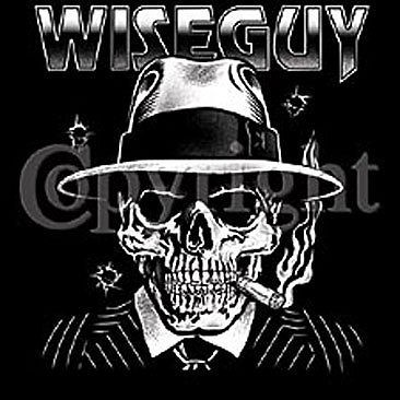 WISEGUY SKELETON MOBSTER T SHIRT BLACK SIZE 2XL NEW