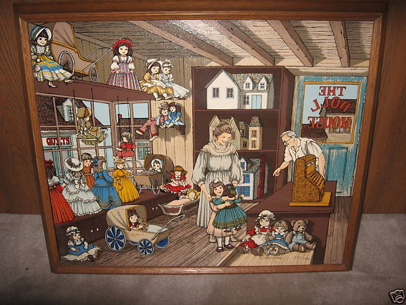 Hargroves The Doll House 20 X 24 # 260 of 750 Limited Edition 