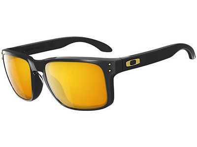 NEW OAKLEY SUNGLASSES HOLBROOK SHAUN WHITE POLISHED BLACK / 24K 