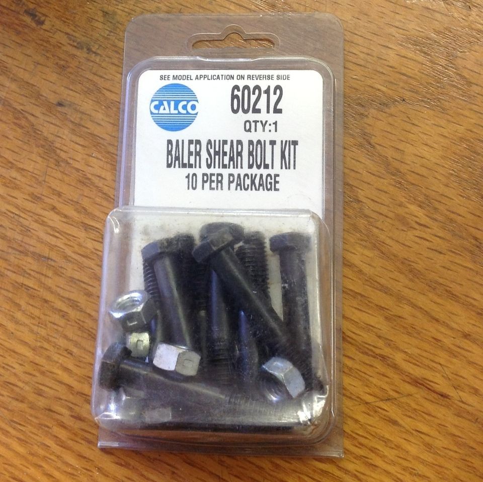 Calco New Holland Baler Shear Bolt KIT C60212 10pk NEW OLD STOCK