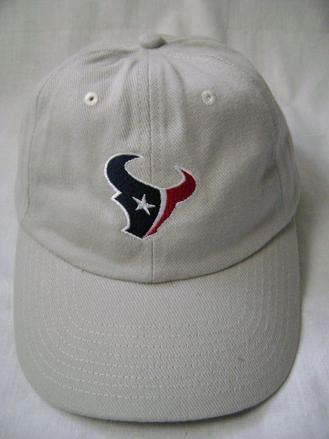 HOUSTON TEXANS LOGO KHAKI New Low Profile relaxed fit hat 100% Cotton