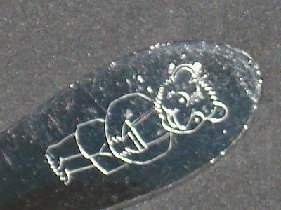 Lundtofte of Denmark Childrens Vintage BABY FORK Stainless Steel Bear 