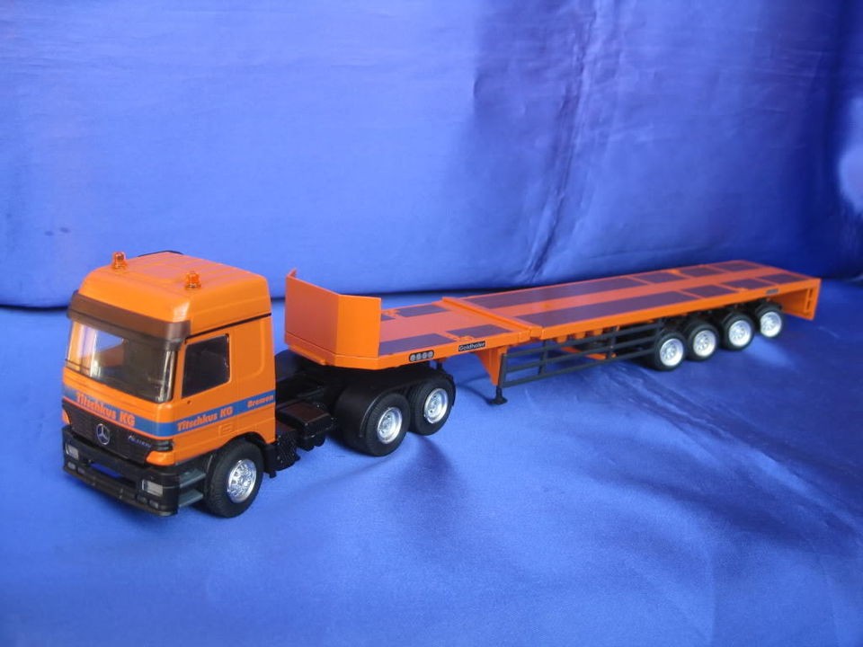 MERCEDES BENZ ACTROS GOLDHOFER TELESATTEL TELESCOPIC LOW LOADER NZG 