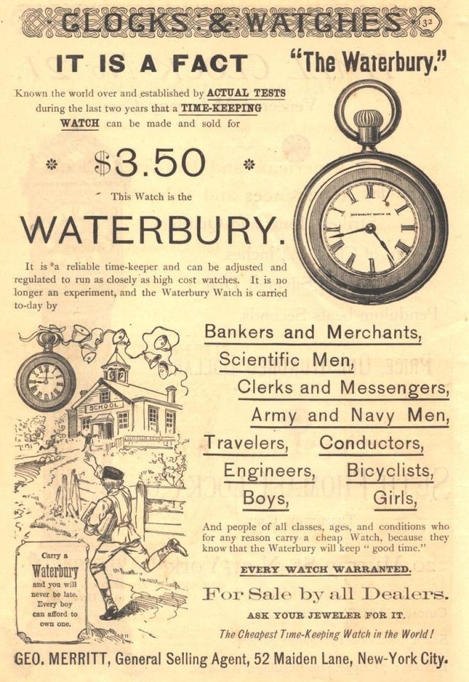 waterbury watch in Jewelry & Watches