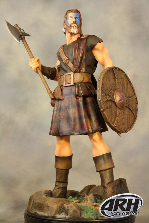 WILLIAM WALLACE BRAVEHEART 13 TALL FULL SIZE RESIN STATUE FIGURE ARH 