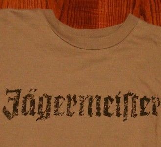 Jagermeister Logo Herbal Liquor Jager T Shirt M