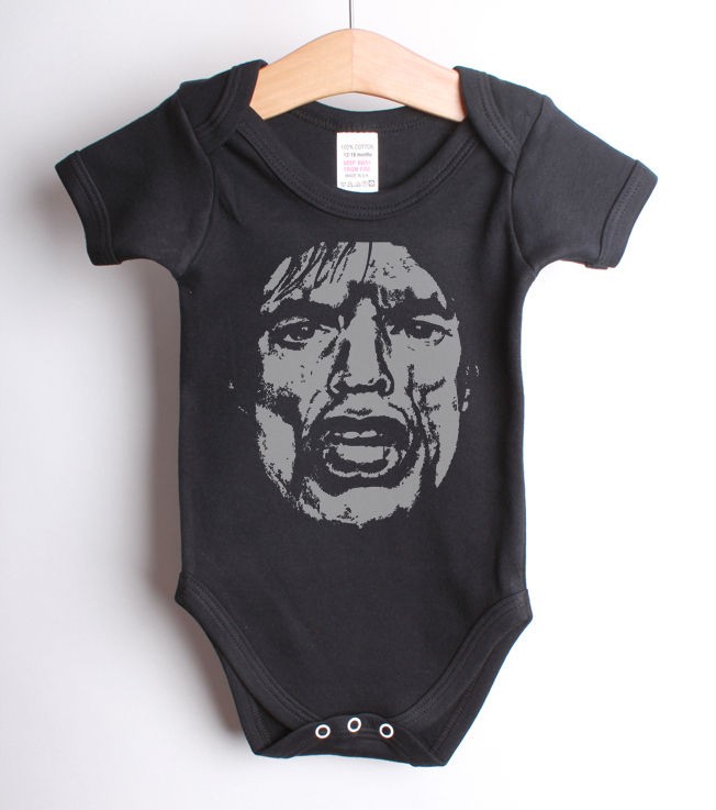 MICK JAGGER MUSIC BABY GROW VEST ROLLING STONES NEW CLOTHES GIFT W28