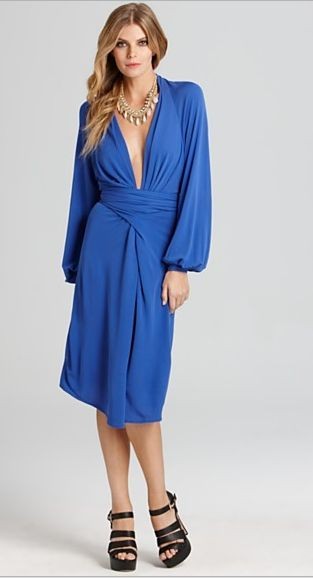 450 NWT ISSA LONDON JERSEY WRAP DRESS US8 UK12