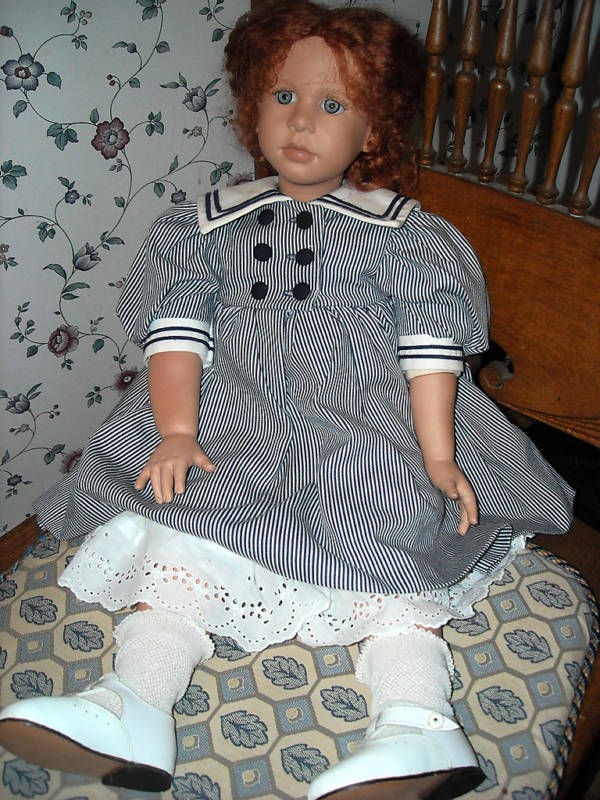 25 ruth treffeisen vinyl doll limited 35 35 red hair