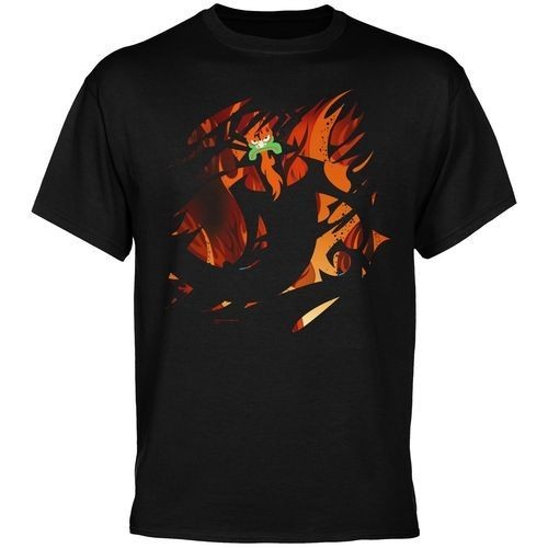 Samurai Jack Aku Rip T Shirt   Black