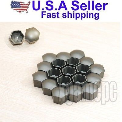 Newly listed 20 Pcs Audi Volkswagen 17mm Hex Head Lug Bolts Cap Grey 