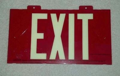 BRADY   GLOW IN THE DARK exit sign