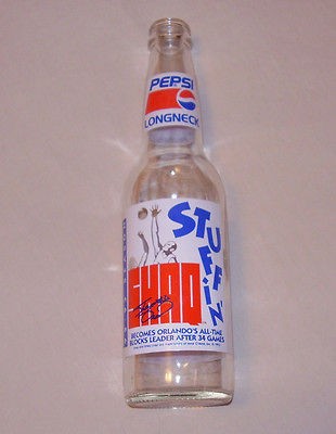 Pepsi Cola LongNeck Shaq Jammin 1993 Collectible Glass Soda Pop 12 oz 