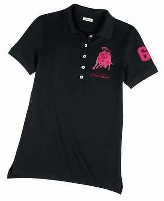 lamborghini ladies polo black berry