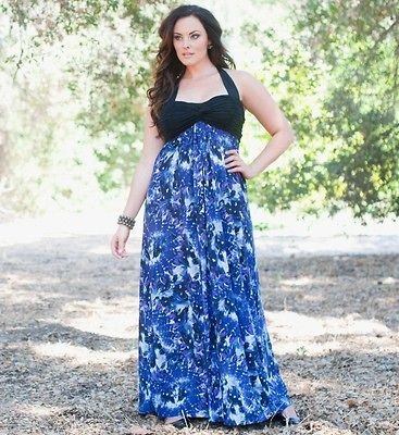 plus size kiyonna dusk til dawn convertible maxi dress