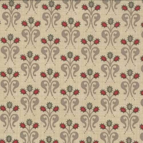 Chateau Rouge French General ½ yard 13628 13 Pearl Stone Moda Fabrics