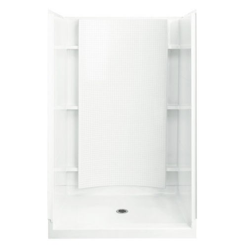 Sterling 77 in H x 48 in W x 36 in D White Shower Unit (48X36)