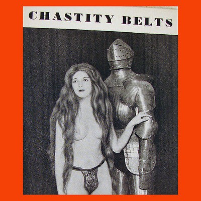 Rare 1930s CHASTITY BELT Coney Island NY Exhibit Flyer TORTURE new 