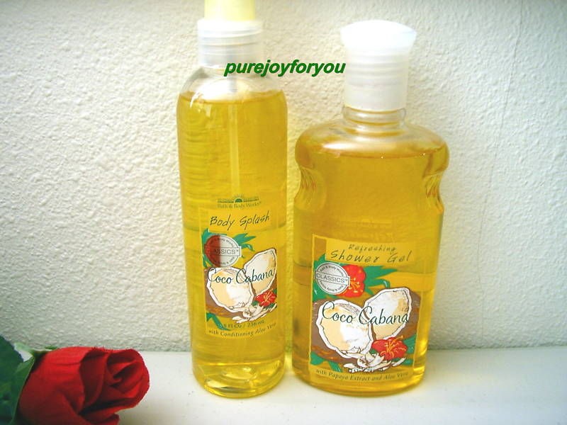 Bath & Body Works COCO CABANA Body Splash & Shower Gel*HARD 2 FIND 