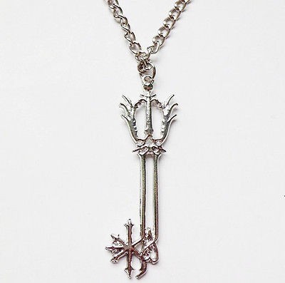   II 2 Sora OATHKEEP Key Blade Pendant Necklaces Cosplay Chain HOT