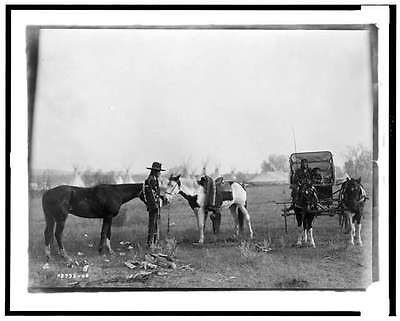   Rock,Crow Indian,Her Horse Kills,child,buggy,tipi,tent,MT,c1908