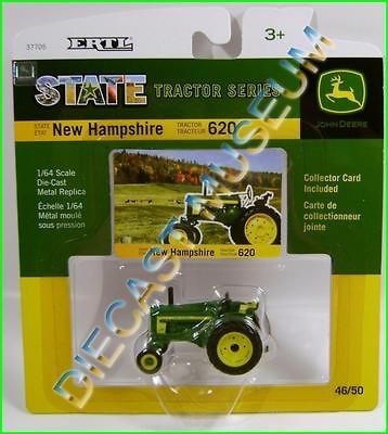 JOHN DEERE 620 STATE TRACTOR SERIES #46 NEW HAMPSHIRE DIECAST ERTL