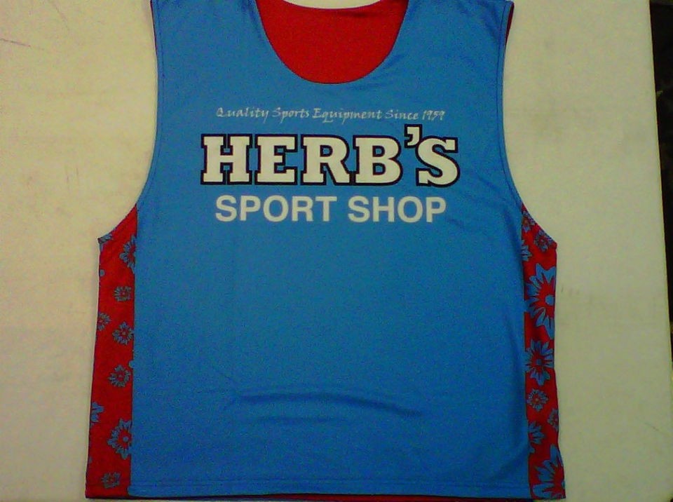 HERBS SUBLIMATED LACROSSE REVERSIBLE PINNIE