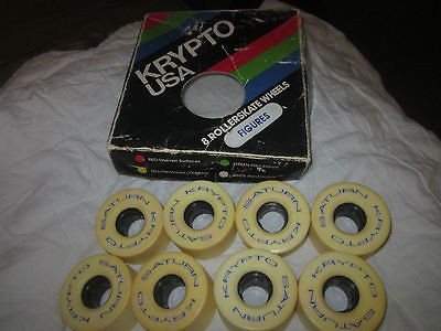 Vintage Kryptonics Krypto Saturn Roller Skate Wheels Set Of 8